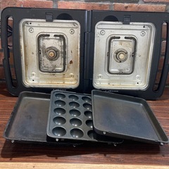 アイリスオーヤマ　セパレートホットプレート　たこ焼き器　【訳あり】　　の画像