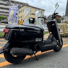 【ローン•現車確認OK】YAMAHA  VOX  SA31J 原付 ブラック【ご成約でヘルメットプレゼント🎁】の画像