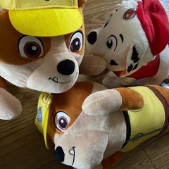決まりました！パウパトロール 超ビックぬいぐるみセットの画像