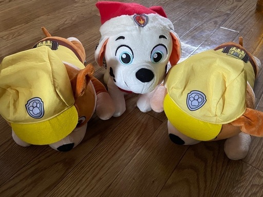 決まりました！パウパトロール 超ビックぬいぐるみセット