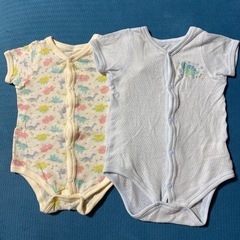 ベビー肌着 夏用 70サイズ 2枚セット