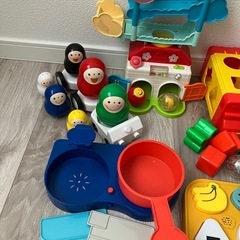 こどもちゃれんじ　ぷち　おもちゃ　知育玩具　エデュトイ　1,2歳向け　DVD付き　おままごと　はみがき　ブロック　型はめの画像
