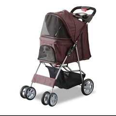 ペットカート　バギー　4輪　軽量　折りたたみドッグ　猫