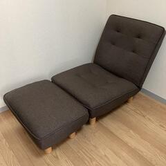 【ソファーベッド】オットマン付きの画像