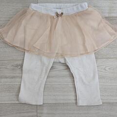 【80センチ】petit main　カットソー＆ズボンセットの画像