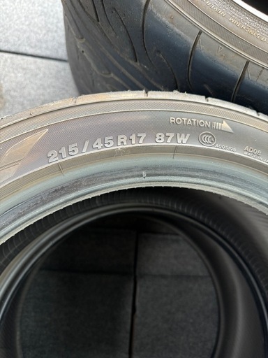 215/45R17 ADVAN NEOVA AD08R【中古タイヤ】