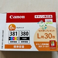 Canon 純正品　381 380  
