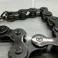 バイクチェーン チェーン キーホルダーの画像