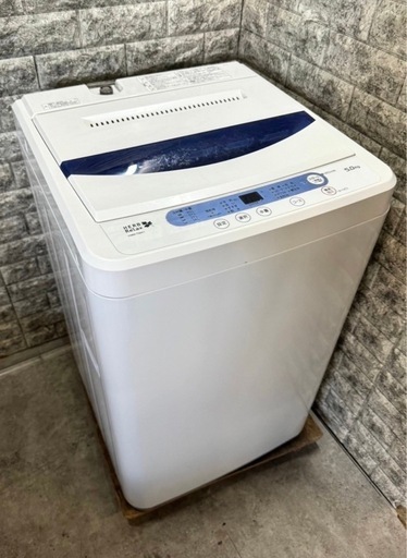 大阪送料無料★3か月保障付き★洗濯機★2019年★ヤマダ★5kg★YWM-T50A1★S-333