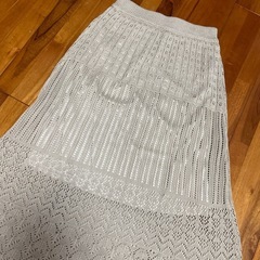 かぎ編みスカート　Mサイズの画像