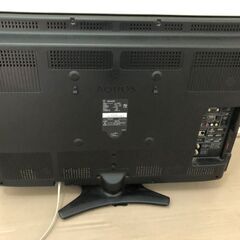 JM19027K) シャープ液晶テレビ2011年製32型リモコン無<幅：約80cm 奥行：約30cm 高さ：約55cm> 中古品【取りに来られる方限定】の画像