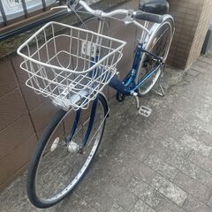リサイクルショップどりーむ荒田店 No1431 自転車　シティサイクル　２６インチ　ギア切り替え付き♪　チェーンに若干伸びがありますの画像