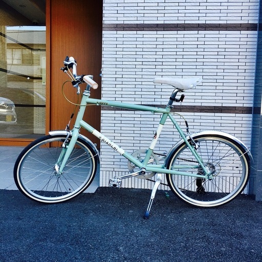 ビアンキ  ミニベロ 2017 ライト付き