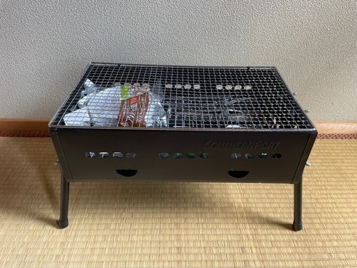 BBQコンロ　高さ調節可能