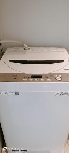 SHARP 洗濯機 ES-GE6D（6.0kg）