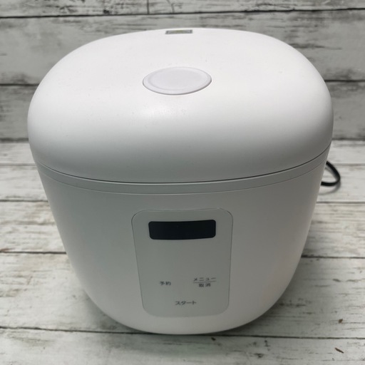 【炊飯器】美品 4合 多機能炊飯器 SP-RCMC4-WH simplus シンプラス マイコン式