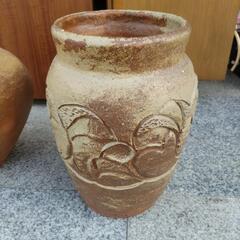 ★ 傘立て 陶器 壺 花器