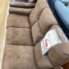 KI-3【新入荷　リサイクル品】関家具　リラックスフォーム　バッジオ　両側電動リクライニング3シーターソファ　ブラウンの画像
