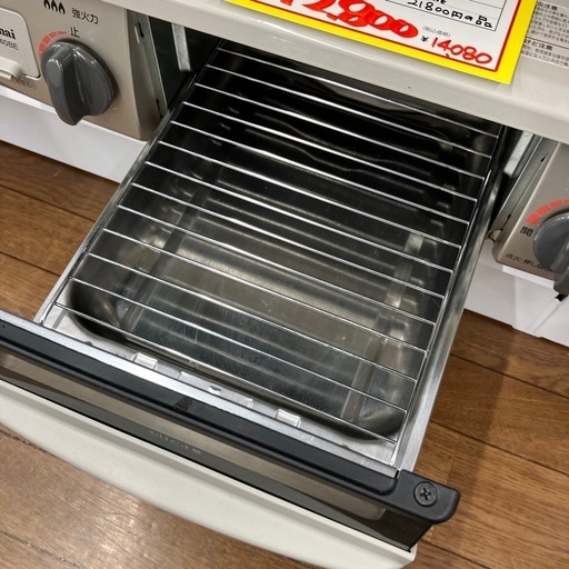 都市ガス用 ガスコンロ リンナイ 022年製(B9-35)