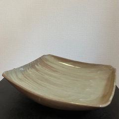 茶系 深みもある大皿 今月末まで