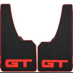 【新品】 GT マッドガード 汎用泥よけ ゴム製 マッドフラップ  自動車 泥はね防止の画像