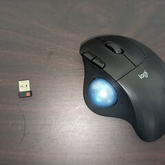 中古品 ロジクール ワイヤレスマウス トラックボール 無線 M5...