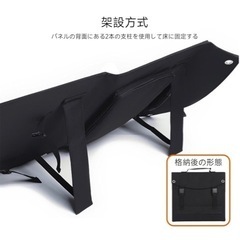 新品　ソーラーパネル100W コンパクト折りたたみ③の画像