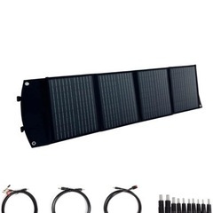 新品　ソーラーパネル100W コンパクト折りたたみ③