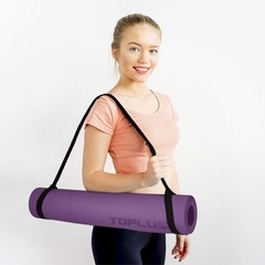 トレーニングマット ストレッチマット高級のエンボス加工パターン多機能エクササイズ トレーニングマットヨガマット ストレッチ滑り止め転売OK　　倒産品　まとめ売り　ネット商材　アマゾン引き上げ商品　メルカリ　副業　フリマの画像