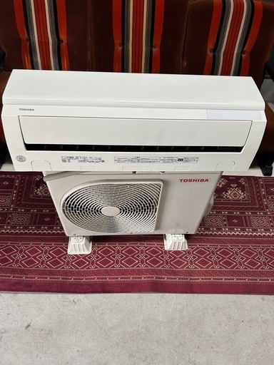 エアコン TOSHIBA RAS-F221M-W 2019年年製