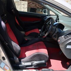 検査6年11月シビック タイプR K20A iVTEC/225PS/6速マニュアル/無限フロントエアロ/5ZIGENマフラー/カロッツェリアディスプレイオーディオの画像