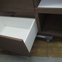 R066 NITORI SORREL シリーズ、キッチンボード、食器棚、幅120cm Used・美品の画像