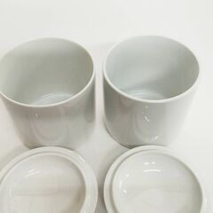 ●4寸●骨壷のみ 2個セット●ミニ骨壺 分骨壺 ペット 小動物 納骨 手元供養 白並 並型 白磁 猫 小型犬 仏具の画像