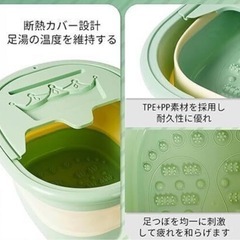 ★PiPiCat ランドリーバケツ 洗車 洗濯 釣り用バケツ 蓋付き 収納フック付き 生活用品 掃除 アウトドア 車載バケツ 多機能 便利 大容量 保温 軽量 持ち運び収納 （グリーン）　まとめ買い歓迎　卸ます　アマゾン引き上げ商品　倒産品　ネット商材　卸ます　転売　アマゾン引き上げ商品　卸し　問屋　倒産品　転売OK　ネット商材　アマゾン　商品　景品　コンペの画像