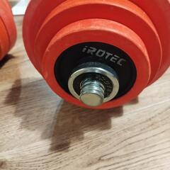 IROTEC（アイロテック ラバー ダンベル 60KG セット 

の画像