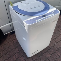 【洗濯機】7kg 全自動 16年製 ES-T708-A シャープ 