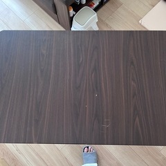 おりたたみテーブル ダイニングテーブル パソコンデスク 約100×60×74cm折りたたみデスク 完成品 組み立て不要 作業台 食卓 リビングテーブルの画像