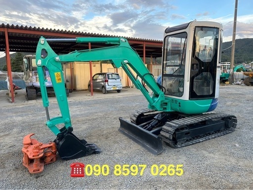 日立 ヒタチ HITACHI ZX30U-3. 1977時間. アームクレーン. ワンタッチ