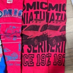 トミカ、プラレールTシャツの画像