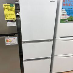 冷蔵庫 ハイセンス HR-D2801W 2021年製 W(幅)55.4×D(奥行き)67.0×H(