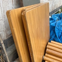 ☆無料☆大型木製テーブル板　120×120 