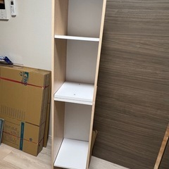 【引き取り先決まりました】25cm幅　細長　隙間 カラーボックスの画像
