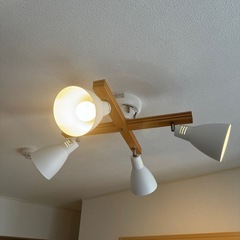 超 美品！アイリスオーヤマシーリングライト(電球付き)の画像