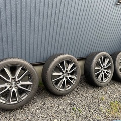 マツダ CX-3純正ホイール　夏タイヤ　バリ溝の画像
