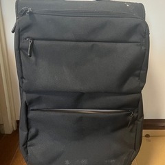 無印良品　スーツケース　布製　