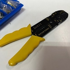WORLD 電工ペンチセット T-1 端子いろいろ 圧着 ワイヤーカッター ストリッパー 配線ペンチセット 中古品 ③の画像