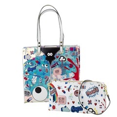 ポーチ付きクリアトートバッグEYE THEME