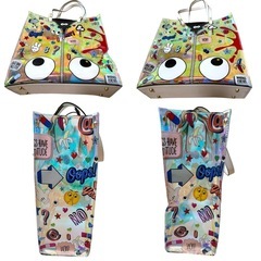 ポーチ付きクリアトートバッグEYE THEMEの画像