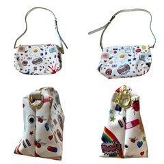 ポーチ付きクリアトートバッグEYE THEMEの画像