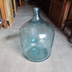 レトロ デミジョンボトル ガラス瓶 花瓶 フラワーベース オブジ...